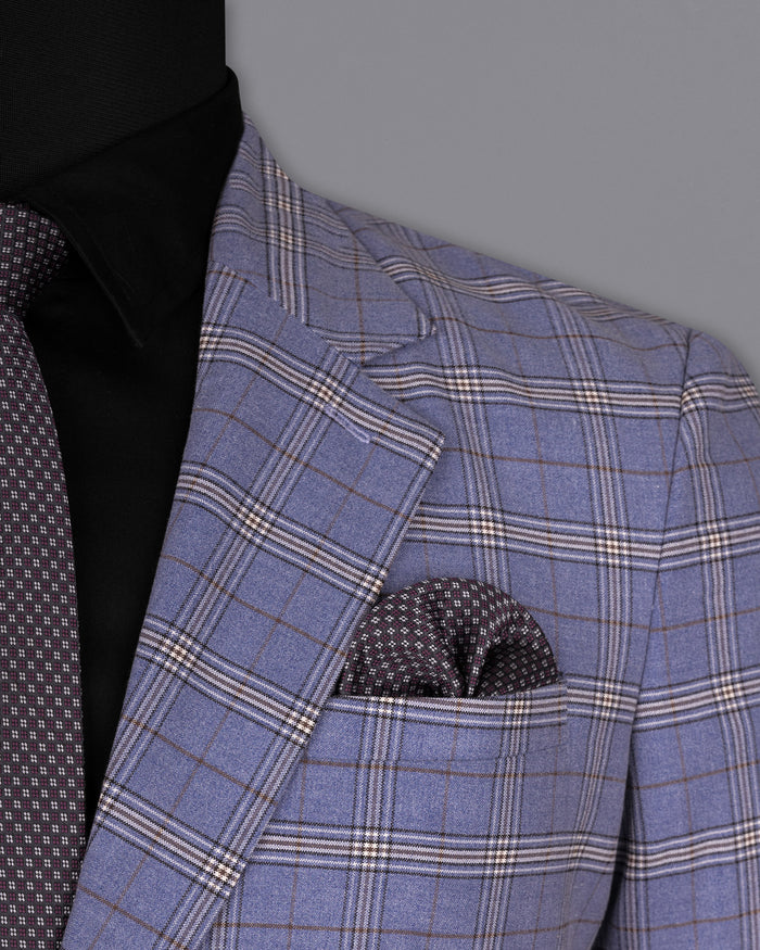 Logan Blue Super Fine Plaid Woolrich Blazer