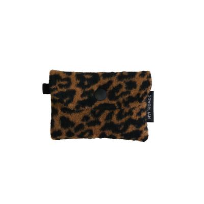 Soworlian Simple Card Wallet_Winter Leopard Brown