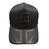 Embroidered mesh hat high top five-piece peaked cap large head circumference hard top men's hat couple style women's hat batch