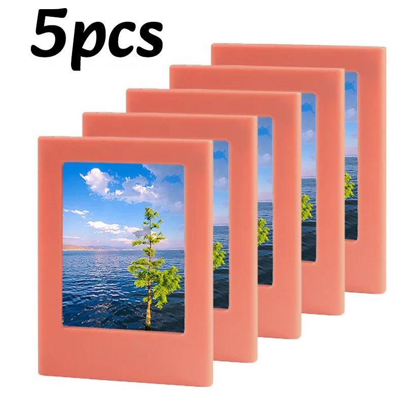 1/5 STuks Magnetisch Fotolijstje Koelkastmagneetjes Leuke Koelkast Magneet Kleine Fotolijstjes Voor Mini Filmvelletjes Huis Kantoor Decoraties