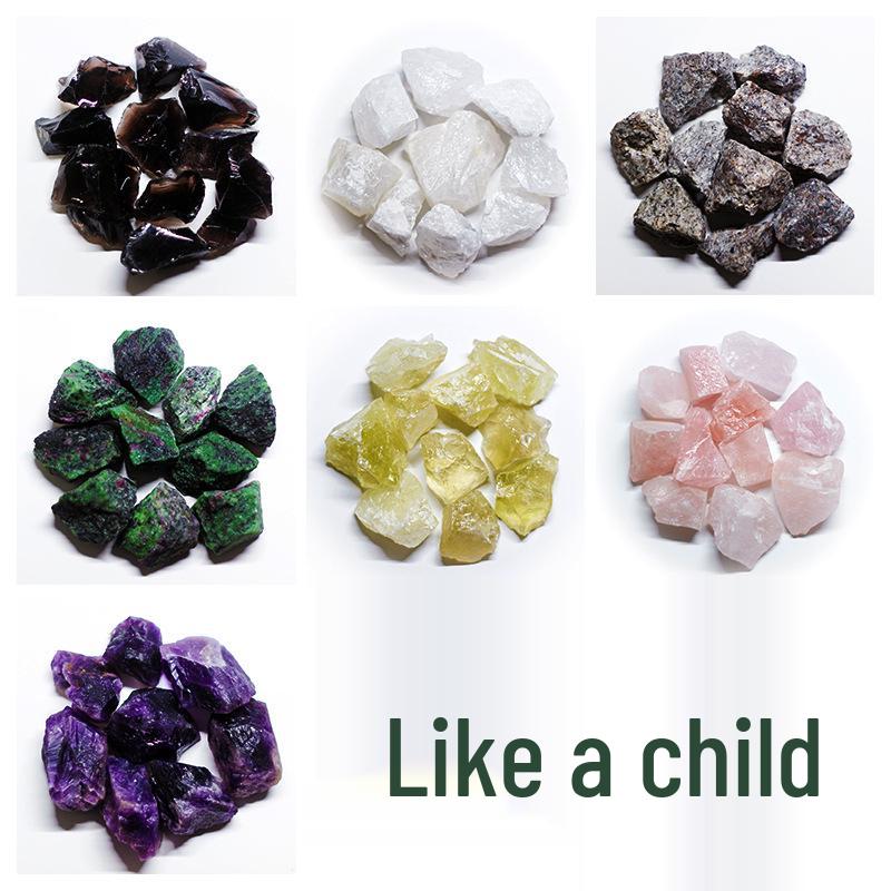Natural Crystal Raw Ore Diffuser Powder – White & Yellow Incense Stone for Home Office Decoration