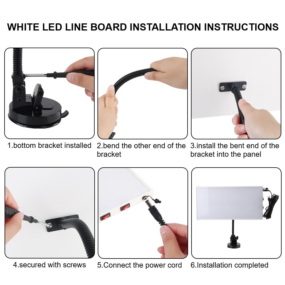 Super PDR Tools Dent Detector Dent Reflector LED pdr Lamp Line Board Light Use For Car Body Dent Removal Dent Repair Tools