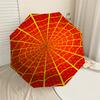 1pc spiderweb Automatic Open/Close Umbrella with Windproof, 8-Rib Sturdy Canopy, Durable Ribs, Fashionable Design1244A