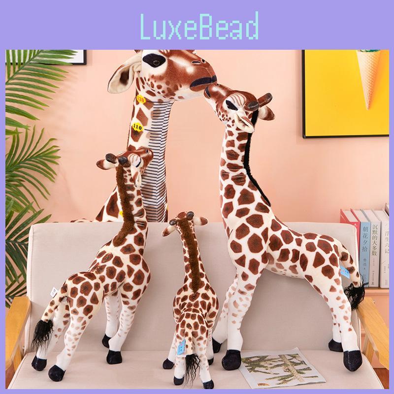 Plush Giraffe Toy Zoo Doll Soft Stuffed Animal Pillow Perfect Kids Gift
