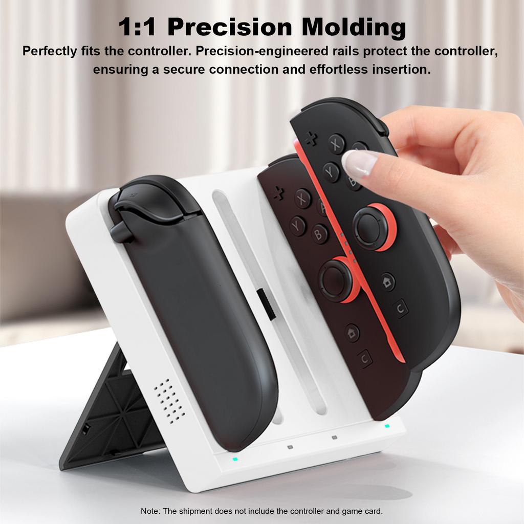 4 in 1 Controller Charging Station Horizontal Charging Station for Switch2 Model Controller Accessories