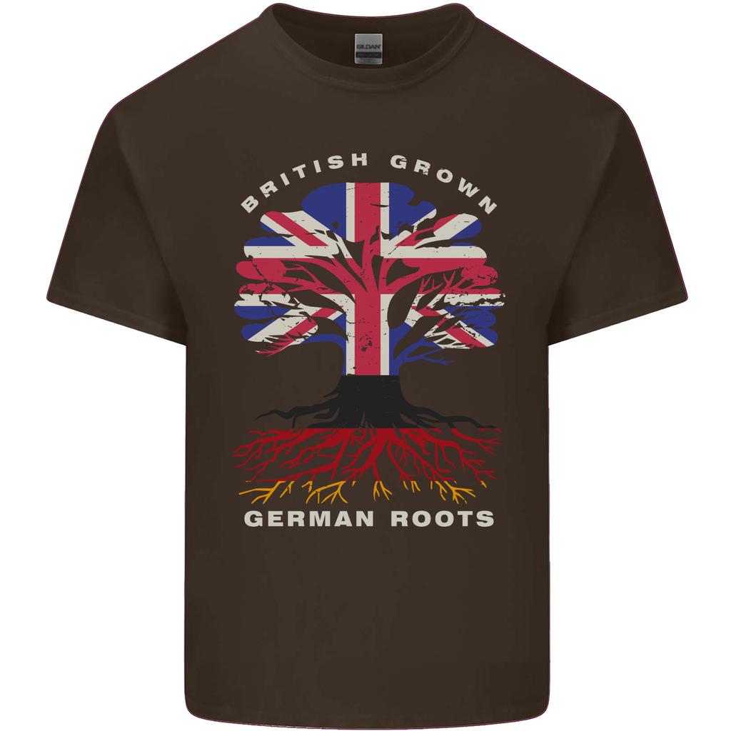 British Grown GerUnisex Roots GerUnisexy Flag Unisexs Light Cotton TShirt