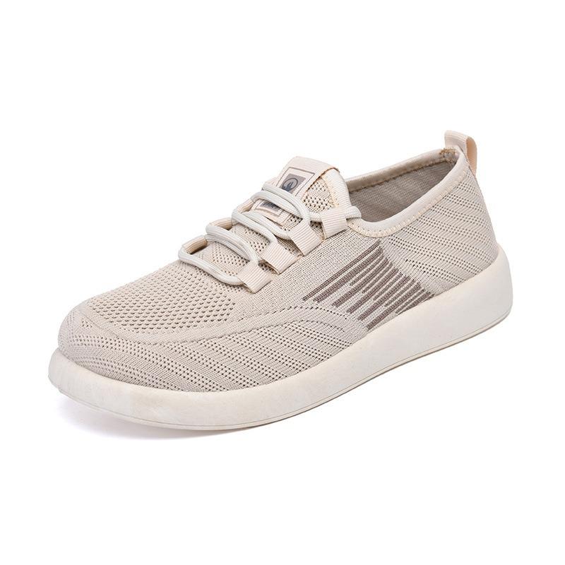 Shoes Women's Spring New Fashionable Versatile Single Shoes Women's Mesh Breathable Lazy Comfortable Lightweight Wear-resistant Women's Shoes