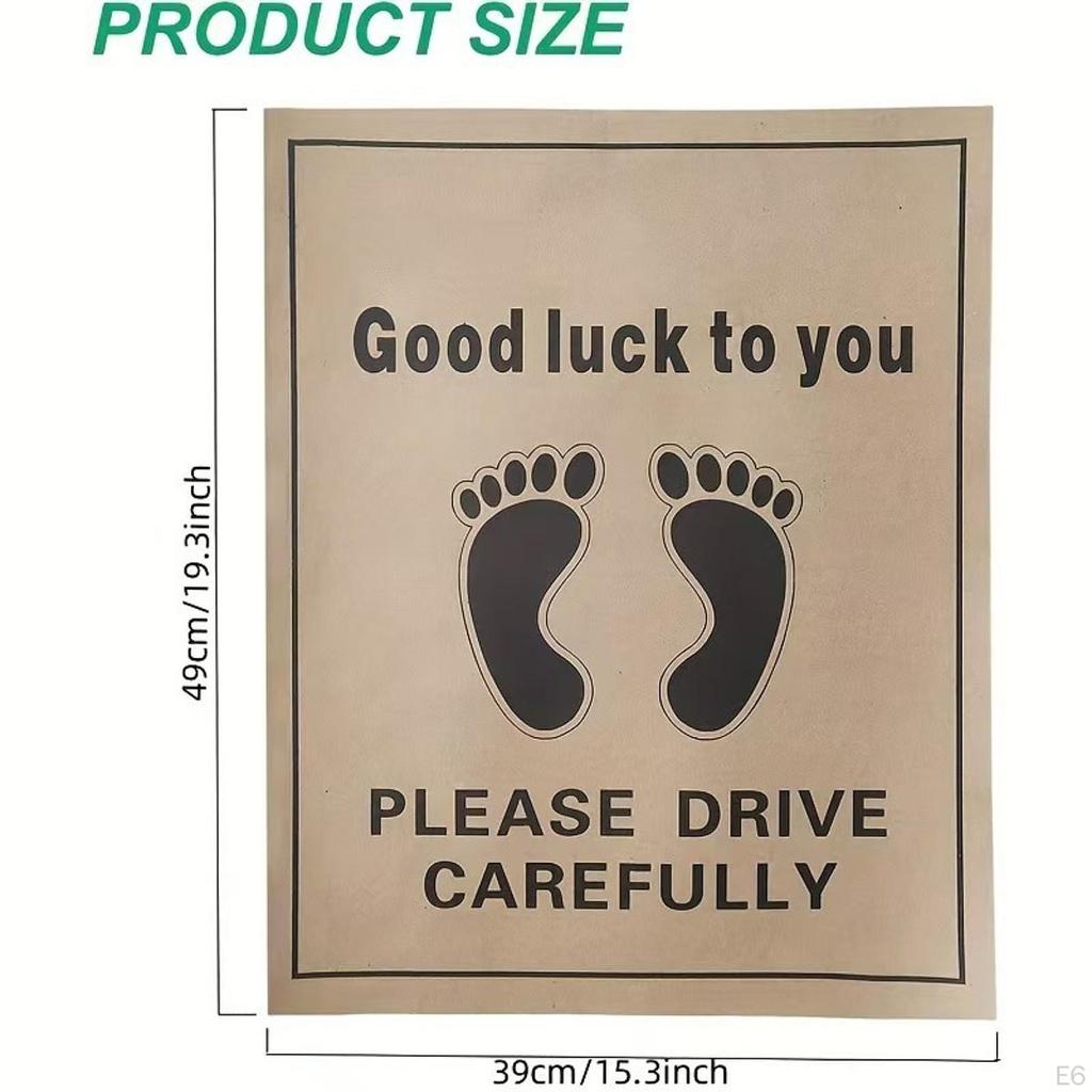 50x Car Paper Floor Mat Disposable for Trucks Taxis SUVs