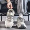 Men's shoes summer breathable 2025 new youth platform casual dad shoes men's versatile mesh sports trendy shoes