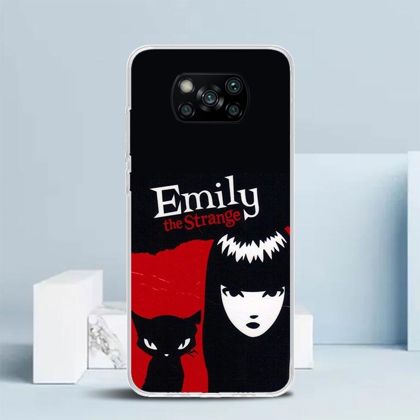 Comics Emily The Strange Soft Cover for Xiaomi Poco F7 Ultra X7 X6 X5 Pro M7 Phone Case Redmi 15 15C 13 13C 12 12C 10 10C Print