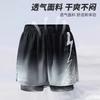 Mens Quick-Dry Double-Layer Swim Trunks With Built-In Briefs Loose Fit Breathable Water Sports Shorts Swimming Surfing