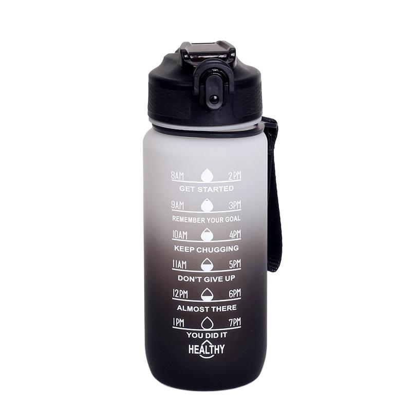 500/600/750/1000ML Sports Water Bottle Leak Proof Colorful Plastic Cup Drinking Outdoor Travel Portable Gym Fitness Jugs