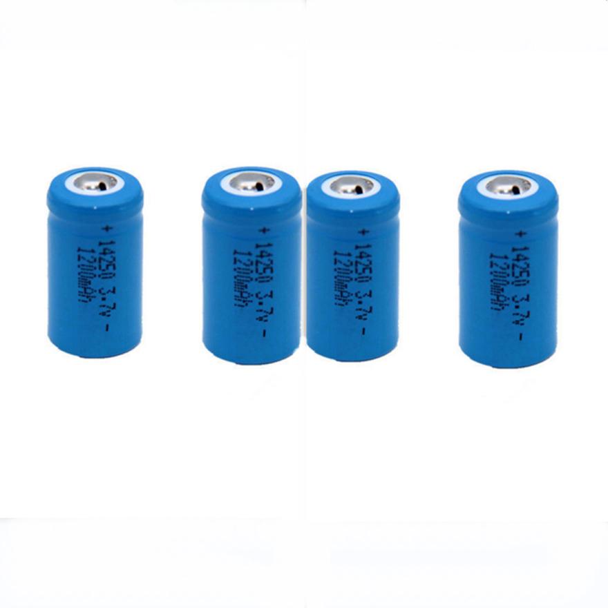 3.7V 14250 Rechargeable Lithium Battery LS14250 ER14250H 1/2-R6 1/2 AA 1200mah Rechargeable ER14250 Lithium Battery