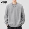 JEEP SPIRIT Men's 2026 Spring Pullover Crewneck Sweatshirt