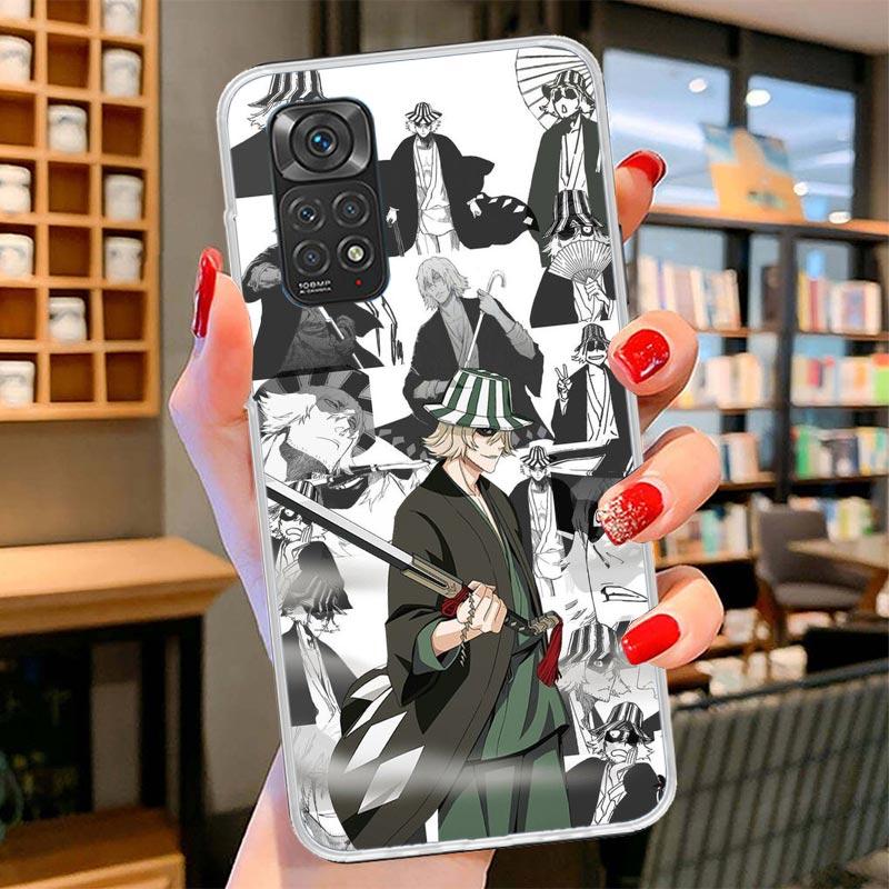 Ichigo Kenpachi Bleach Anime Cover Phone Case For Xiaomi Redmi Note 15 14 13 12 11 10 Pro Plus 14S 12S 11S 11T 11E 10S Soft Fund