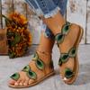 Mode Gelb Bestickte Mode Sandalen Sommer Outdoor Strandschuhe Reise Mama Schuhe Rutschfest Bequem Flacher Boden Übergröße
