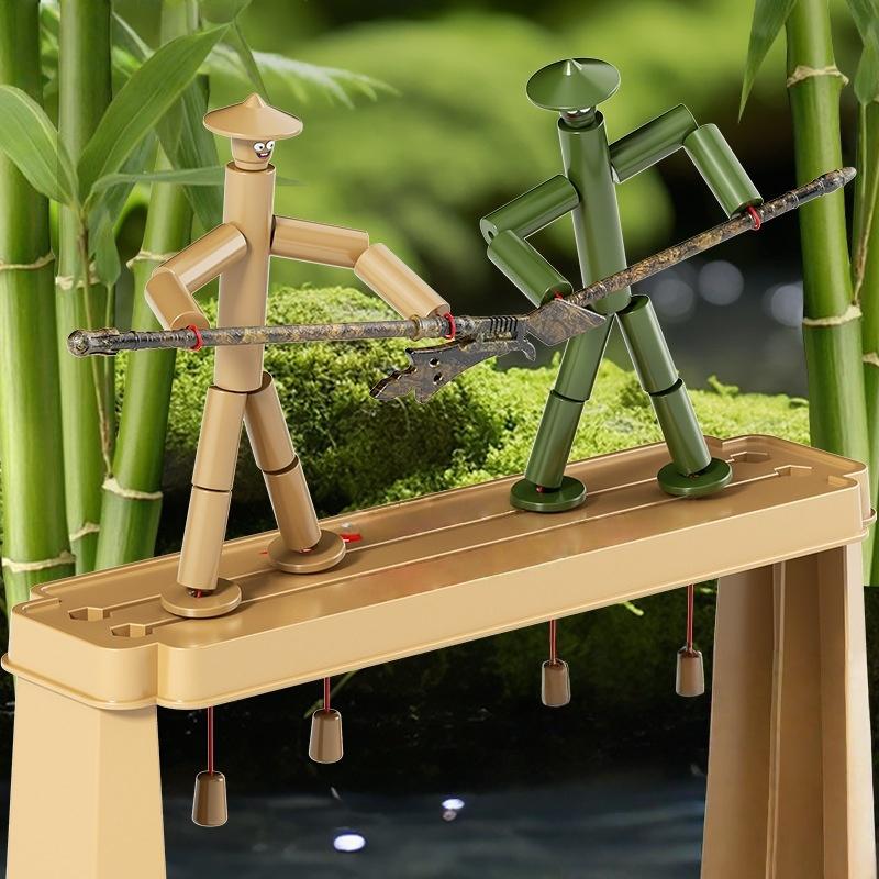 Hero Themed Zhujie Man Battle Toy 1 Set Double PK Puppet Fun Interactive Game for Children Family Gathering