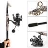 Fishing Rod Combo Carbon Telescopic Fishing Rod and Reel Freshwater Saltwater Fishing Tackle Kits