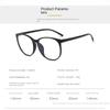 Transparent Computer Glasses Frame Women Men Anti Blue Light Round Eyewear Blocking Glasses Optical Spectacle Eyeglass