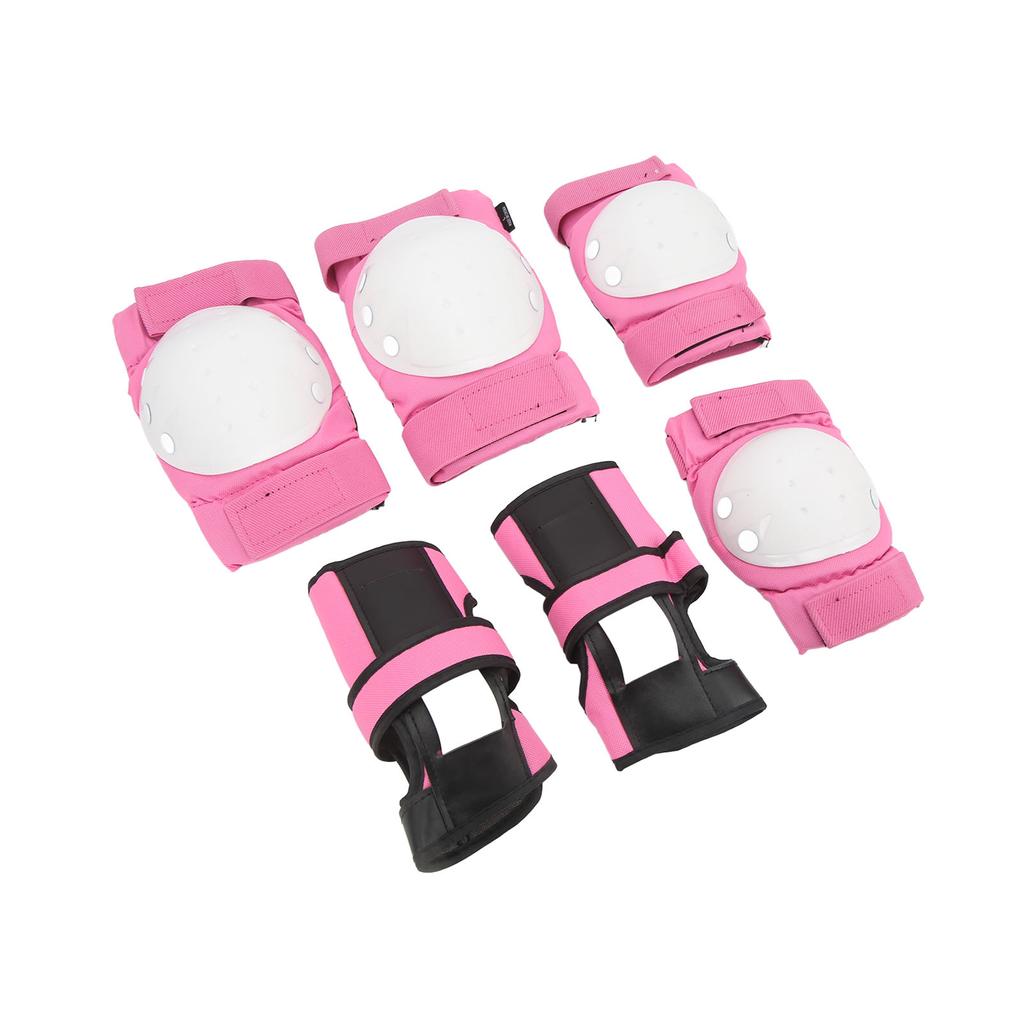 6pcs Knee Pads Protective Kit PP Sponge Oxford Cloth Elbow Palm Pad for Skating Cycling