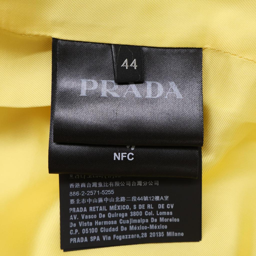 Prada [Domestic Regular] SGB840 Corduroy Long Coat 44 yellowUsed