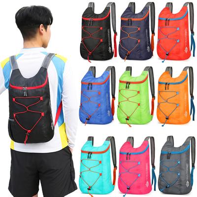 Sac de randonnée pliable 10L pour l'extérieur Léger Portable Sac à dos Pliant Imperméable Ultra-léger Sac pour Femmes Hommes Voyage Sports