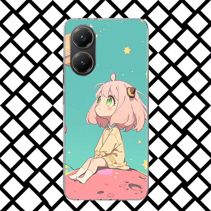 

S-Spy Family Anya Phone Case for Xiaomi Poco F7 Ultra X7 X6 X5 Pro X4 Gt M8 M7 Redmi 15 15C 13 13C 12 12C Soft Cover Fundas Poco Xiaomi Poco X7