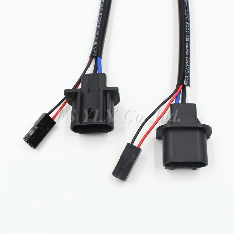 FSYLX 10x H13 HID Relay Harness H13 9008 Bi-Xenon High Low Wiring Controller Adapter Holder Socket 12V 35W 55W for H13 Xenon Kit