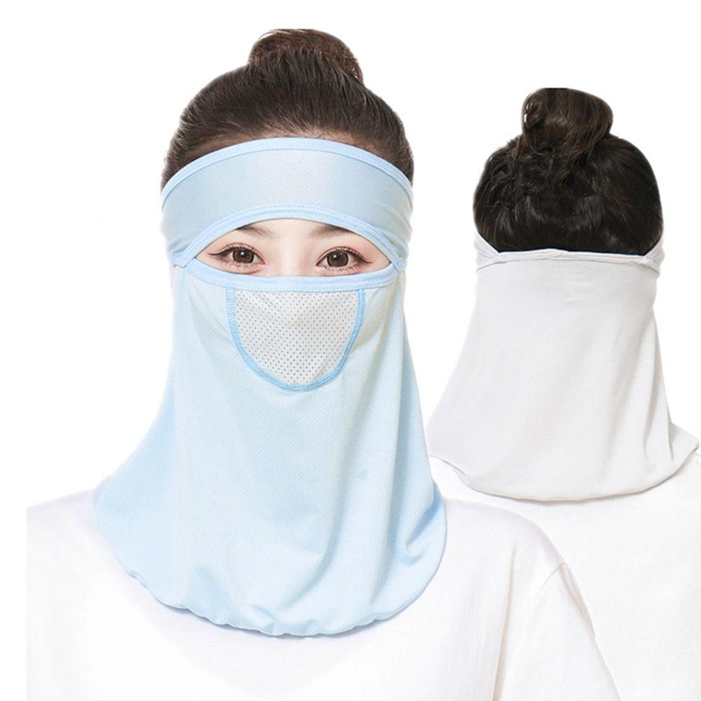 Thin UV Protection Mask Breathable Sun Protection Fashion Traceless Mask  Bike Cycling