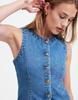 2025 Summer European & American Sleeveless Slimming Denim Women's Vest