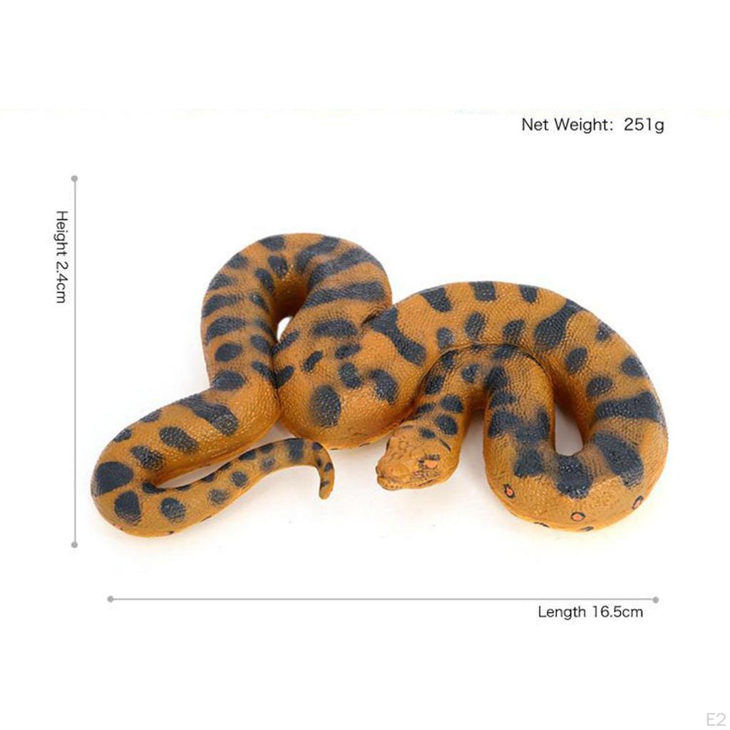 Tree Boa Figurine Animal Figures Cognitive Toy Kids Children Ornament Educational Python Model for