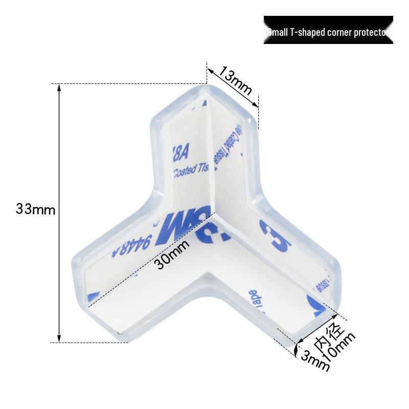 

Silicone T-Shaped Corner Protector: Anti-Collision, Anti-Knock Guard for Range Hood & Furniture