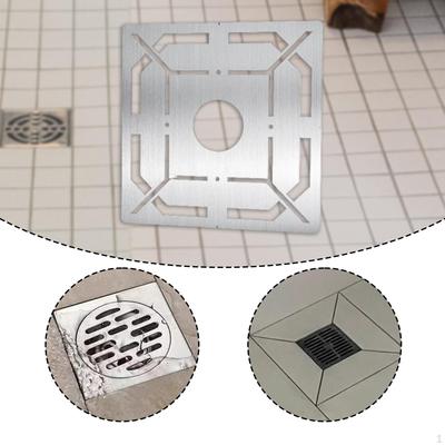 Floor Drain Measuring Ruler Architectural Scale Bathroom Accessories Tile Tool Home