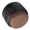 Comfortable Grip Coffee Hand Constant Wooden 304 Stainless for Coffee Brewing Tamper, Pressure, Handle, Steel, (51mm (Black))