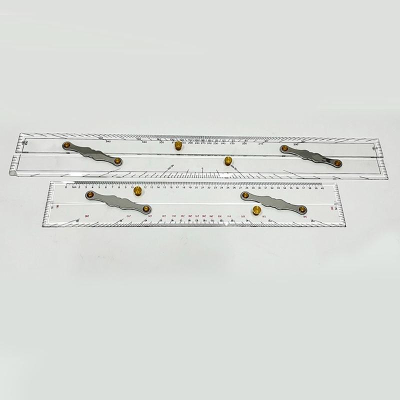 450mm Parallel Ruler With Metal Arm Architect Drawing Ruler For Accurately Marine Navigation And Chart Plotting