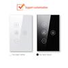 US Graffiti WiFi Touch Fan Light Switch with Timer & Voice Control