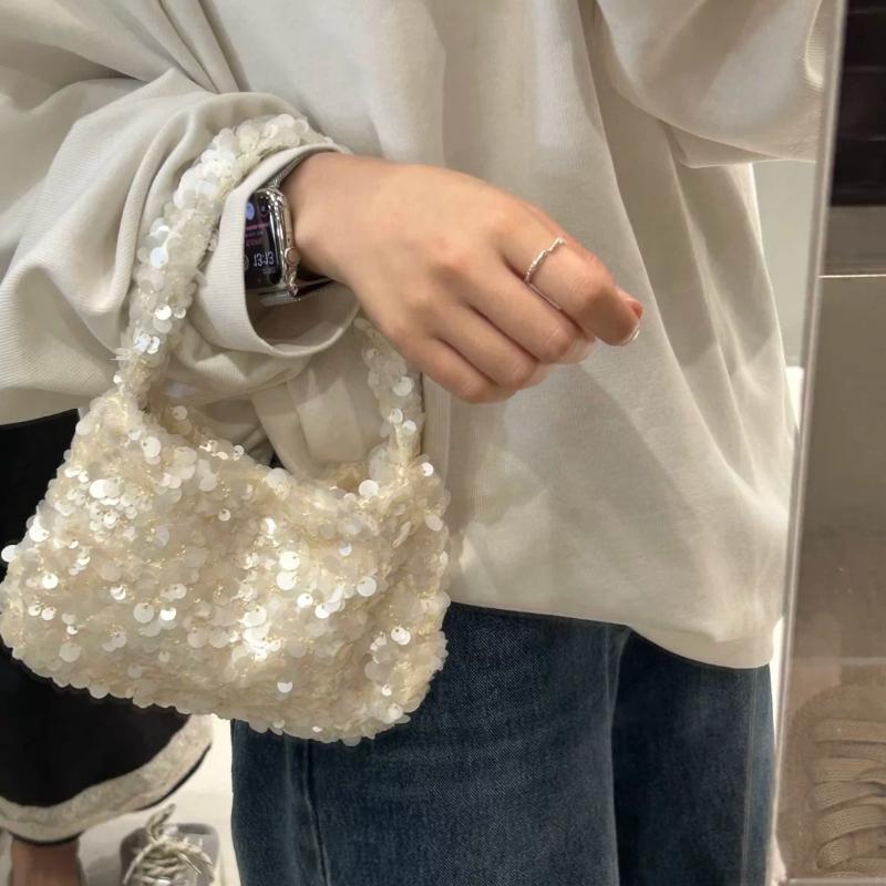 2026 New Fashi Shining Sequins Square Shoulder & Crossbody Bags Persality Exquisite High Quality Party Handbags for Women