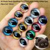 20pcs/set with Golden Onion Gasket Safety Glitter Eyes Crafts Puppet Colored Eyes Accessories