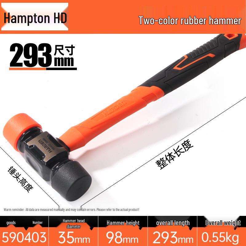 Handon Gummihammer ohne Rückschlag für die Fliesenverlegung