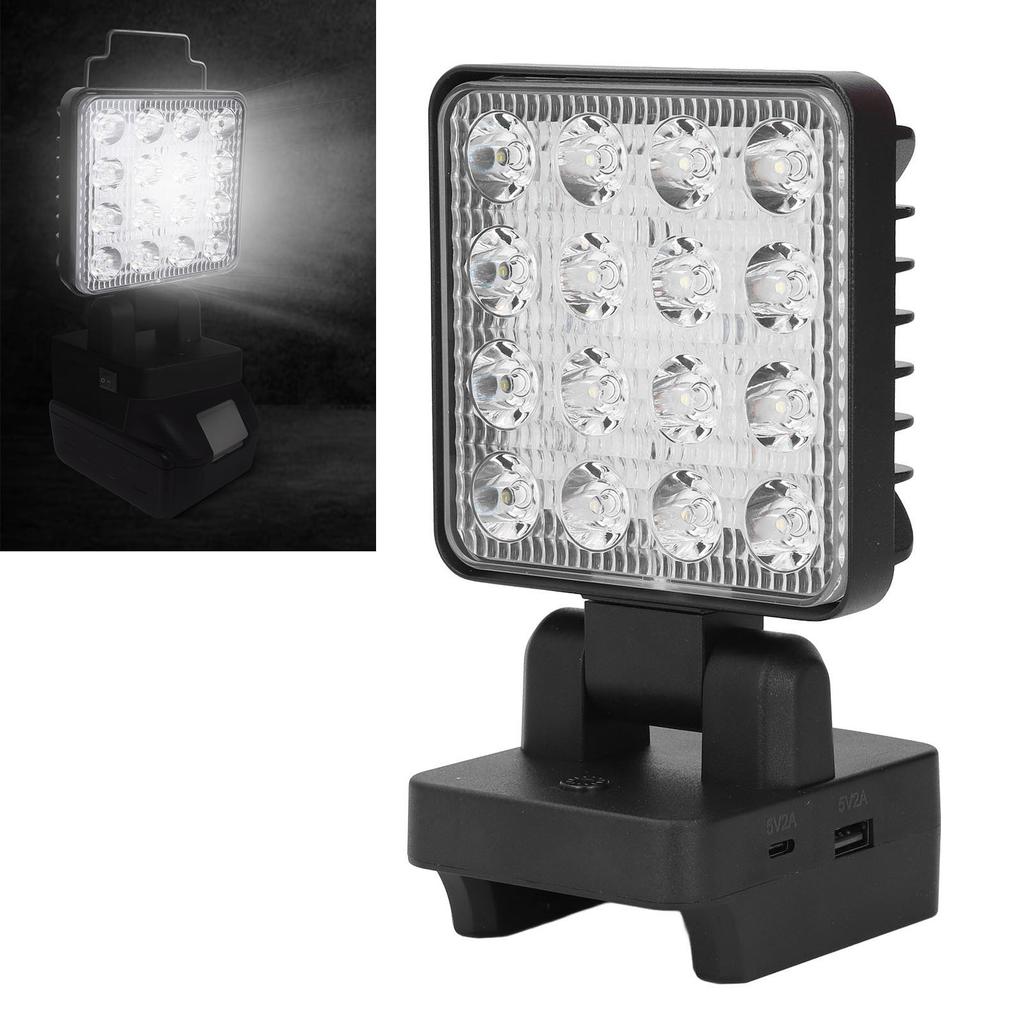 LED Work Light USB Type C 5V2A Output IP67 Water Proof Portable Lighting Lamp for Vehicle Repair Out