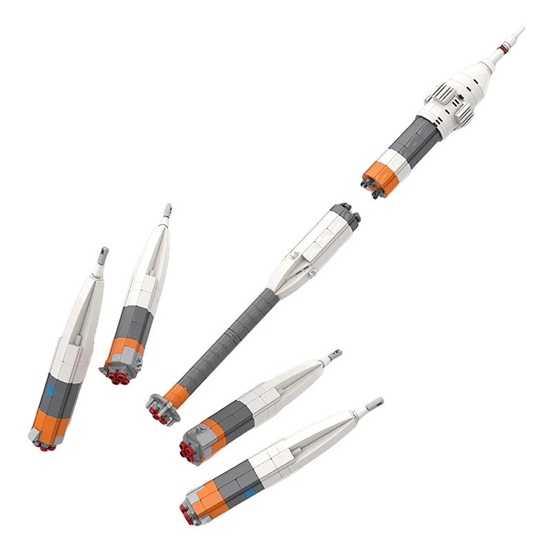 MOC Ultimative Sojus-Raketen-Sammlung Bausteine Trägerrakete Ziegel Juguetes Bildung Pädagogisches Spielzeug