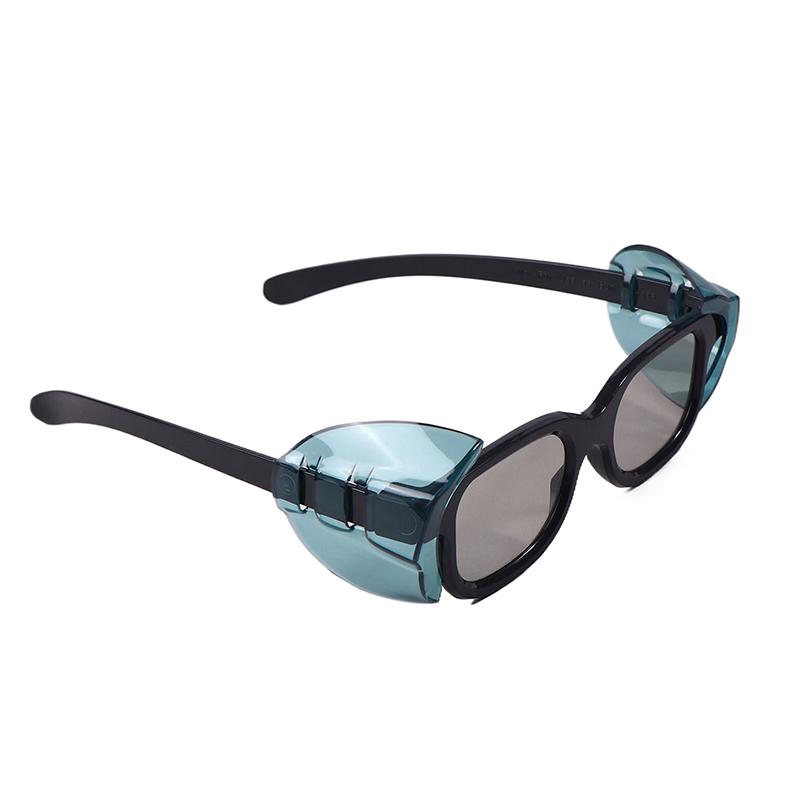 1 Pair Safety Eye Glasses Side Shields TPU Flexible Protector Flap Glasses Safe Protection Side Cover 12/17mm Fits All Size