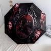 1PC Vampire Diaries Series Automatic Umbrella - Suitable Travel Outdoor Portable Umbrella Birthday Gift Daily Essentials