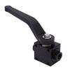 1 8 Inch NPT Brake Line Lock Shut Off Valve Fitting 8000 PSI Aluminium Billet for Brake Fluid Water Fuel Air Black