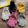 Cute Cartoon Touchscreen Gloves For Winter Warmth With Polyester Fabric For Students And Commuters