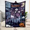 Christmas Nightmare Blanket Ultra-Soft Great for Bedding Couch Bed for All Seasons Playful Design Ideal Gift for Friends Family Couples Picnic