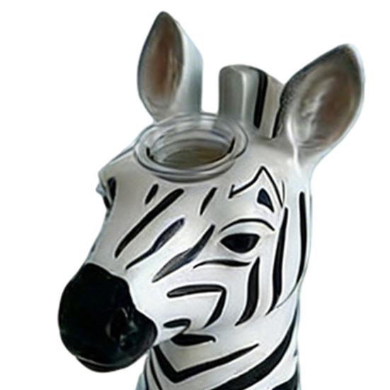 Vaso a Testa di Animale Carino Moderno Faccia di Giraffa Zebra Vaso da Fiori per Ingresso Casa Soggiorno Decorazione da Tavolo