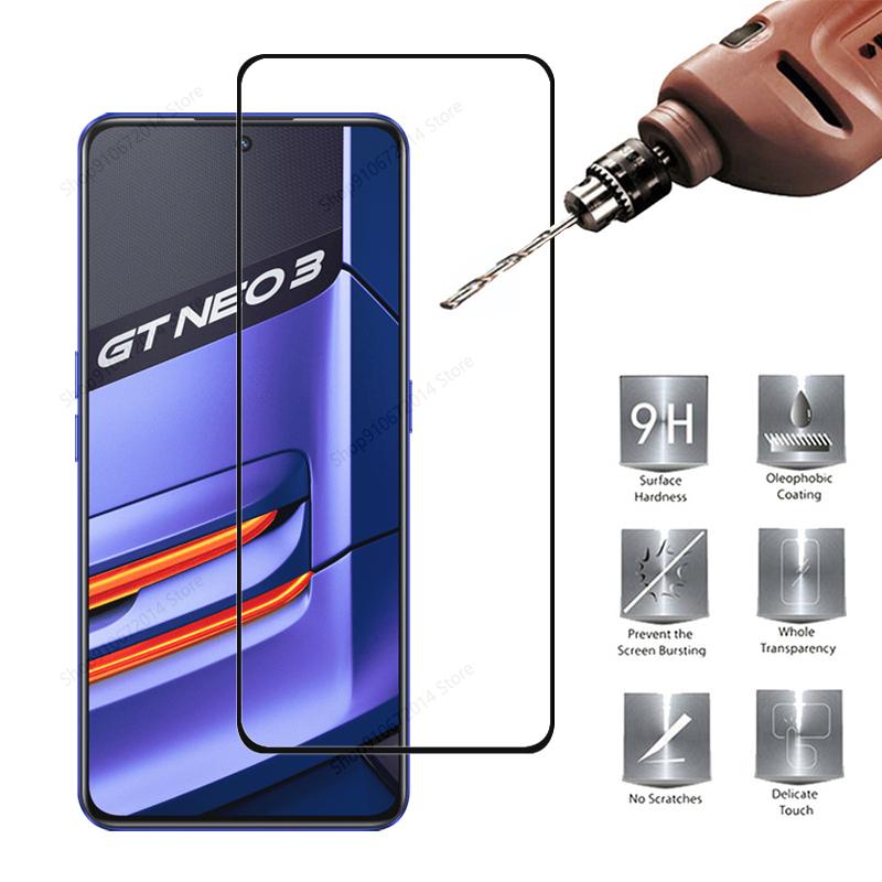 4 pçs para realme gt neo 5 se 9d vidro temperado para realme gt 5 gt5 neo 3 3t 2 2t 5g protetores de tela para realme gt 2 pro master