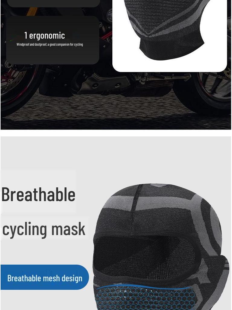 Cross-Border Cycling Face Mask: Windproof, Breathable Headgear for Autumn/Winter Outdoor Sports, Mountaineering, Skiing, Motorcycling