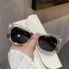 Women Glasses Double Beam Sunglasses Sunshade